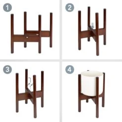 LifeGoods Planten Standaard - Uitschuifbare Bloempothouder - 20 Tot 30 Cm - Donker Bamboe 17 LifeGoods Planten Standaard - Uitschuifbare Bloempothouder - 20 Tot 30 Cm - Donker Bamboe -Tuin En Buiten 1200x1200 762