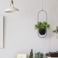 Be-Inspired® Hangende Bloempot Ovaal - Bloempot Binnen - Voor Hangplant – Plant Bloem Pot Met Opknoping – Plantenhanger - Plantenbak - Industrieel – Scandinavisch - Metaal - Zwart 10 Be-Inspired® Hangende Bloempot Ovaal - Bloempot Binnen - Voor Hangplant – Plant Bloem Pot Met Opknoping – Plantenhanger - Plantenbak - Industrieel – Scandinavisch - Metaal - Zwart -Tuin En Buiten 1200x1200 806