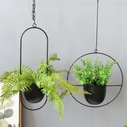 Be-Inspired® Hangende Bloempot Ovaal - Bloempot Binnen - Voor Hangplant – Plant Bloem Pot Met Opknoping – Plantenhanger - Plantenbak - Industrieel – Scandinavisch - Metaal - Zwart 13 Be-Inspired® Hangende Bloempot Ovaal - Bloempot Binnen - Voor Hangplant – Plant Bloem Pot Met Opknoping – Plantenhanger - Plantenbak - Industrieel – Scandinavisch - Metaal - Zwart -Tuin En Buiten 1200x1200 807
