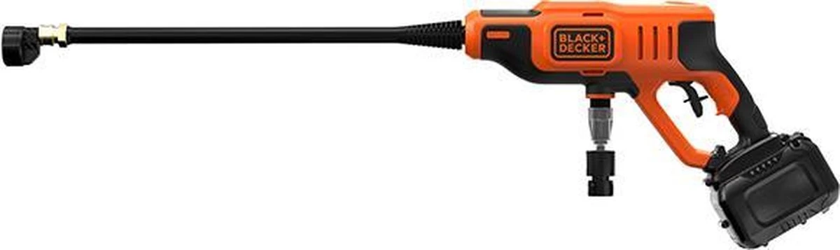 Black & Decker BLACK+DECKER BCPC18B-XJ Hogedrukreiniger - 18V - 24 Bar - Zonder Accu En Lader 1 Black & Decker BLACK+DECKER BCPC18B-XJ Hogedrukreiniger - 18V - 24 Bar - Zonder Accu En Lader