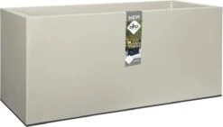 Elho Vivo Matt Finish Lang Wielen 90 - Grote Staande Plantenbak Voor Binnen & Buiten - Gemaakt Van Gereycled Plastic - L 39 X W 88 X H 41 Cm - Wit -Tuin En Buiten 1200x687