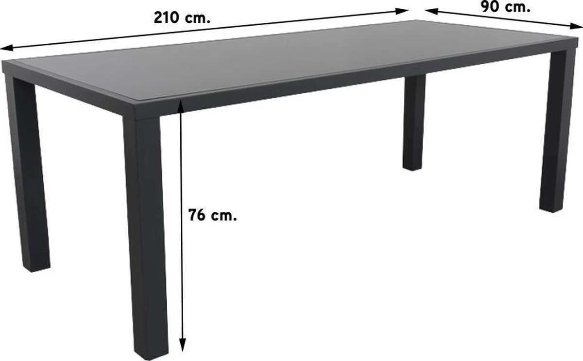 Hartman Napoli/Alma 210 Cm. Tuinset - 7-delig Verstelbaar 14 Hartman Napoli/Alma 210 Cm. Tuinset - 7-delig Verstelbaar - Afbeelding 14