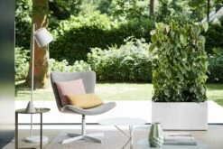 Elho Vivo Matt Finish Lang Wielen 90 - Grote Staande Plantenbak Voor Binnen & Buiten - Gemaakt Van Gereycled Plastic - L 39 X W 88 X H 41 Cm - Wit -Tuin En Buiten 1200x800 173