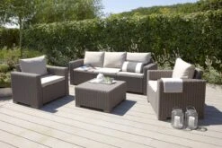 Allibert California Loungeset - 5 Personen - Cappuccino -Tuin En Buiten 1200x800 42