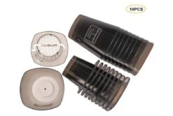 Merkloos Kruidenpot Waterreservoir Verse Kruiden Plantenpot Met Watergeefsysteem Voor Vensterbank Keuken Kruidentuin Binnen Set Van 10 Stuks Zwart -Tuin En Buiten 1200x806 1