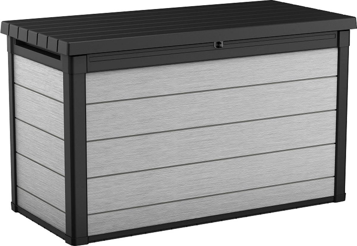 Keter Denali Opbergbox - 757L - 152x73x90cm - Grafiet 1 Keter Denali Opbergbox - 757L - 152x73x90cm - Grafiet