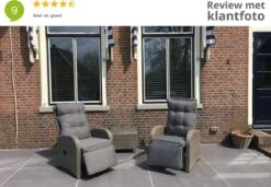 Loungeset Duoset Melia 2 Verstelbare Stoelen + Tafel - Balkonset -Tuin En Buiten 1200x829