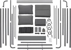 Schommelbank / Ligbank Kassandra - Donkergrijs -Tuin En Buiten 1200x846