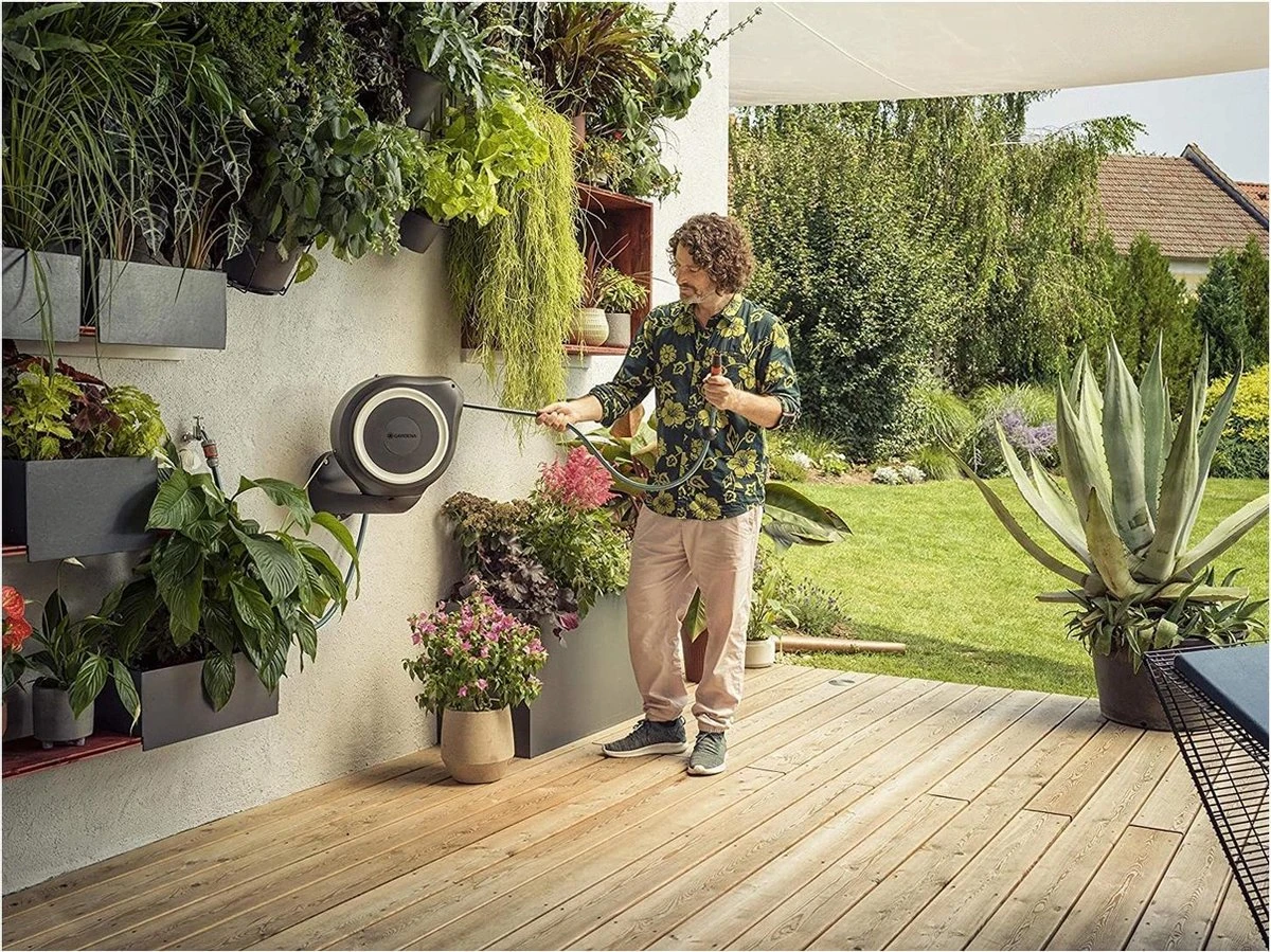 GARDENA - Wandslangenbox RollUp S - Slanghouder - 15 Meter - Ø 11 Mm 5 GARDENA - Wandslangenbox RollUp S - Slanghouder - 15 Meter - Ø 11 Mm - Afbeelding 5