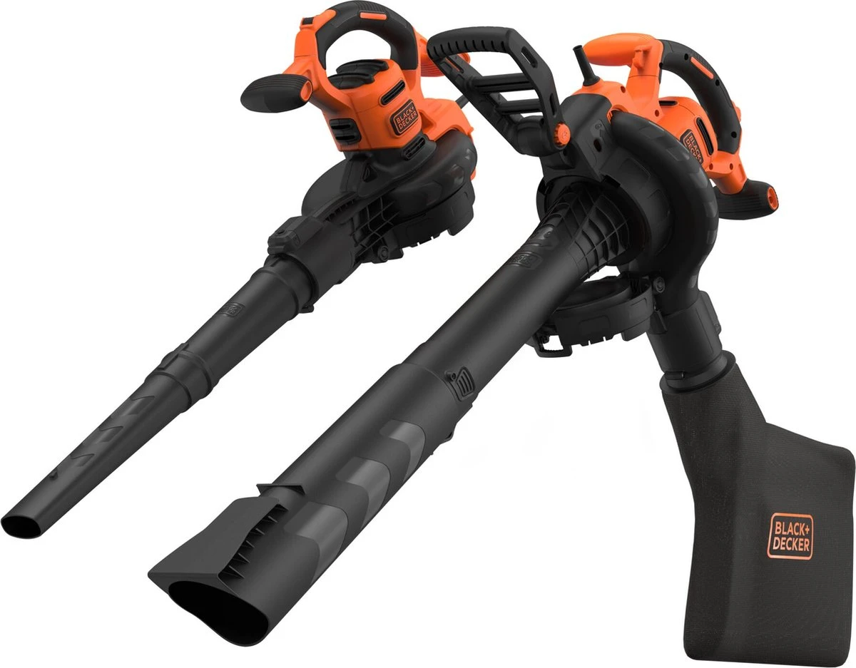 Black & Decker BLACK+DECKER BEBLV300SB-QS Bladblazer - 404 Km/u - 3000W - Zuig-/blaasfunctie - Gesnoerd 1 Black & Decker BLACK+DECKER BEBLV300SB-QS Bladblazer - 404 Km/u - 3000W - Zuig-/blaasfunctie - Gesnoerd