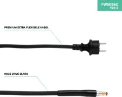 VONROC PRO Hogedrukreiniger V25-2 – 2500W – 195 Bar – 468 L/h – Duurzame Inductiemotor – Incl. 8m Slang, Slanghaspel, Terrasreiniger, Reinigingstank En Meer 16 VONROC PRO Hogedrukreiniger V25-2 – 2500W – 195 Bar – 468 L/h – Duurzame Inductiemotor – Incl. 8m Slang, Slanghaspel, Terrasreiniger, Reinigingstank En Meer -Tuin En Buiten 1200x952