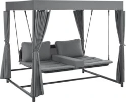 Schommelbank / Ligbank Kassandra - Donkergrijs -Tuin En Buiten 1200x973 1