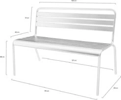 MaximaVida Metalen Tuinbank Max 120 Cm Olijfgroen 11 MaximaVida Metalen Tuinbank Max 120 Cm Olijfgroen -Tuin En Buiten 1200x992