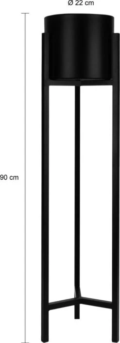 QUVIO Plantenstandaard Inclusief Pot - Staande Plantenbak - Metaal - Plantenbak - Plantenhouders - Planten Zuilen - Voor Buiten - Bloempot - 22 X 22 X 90 Cm - Zwart 10 QUVIO Plantenstandaard Inclusief Pot - Staande Plantenbak - Metaal - Plantenbak - Plantenhouders - Planten Zuilen - Voor Buiten - Bloempot - 22 X 22 X 90 Cm - Zwart -Tuin En Buiten 420x1200