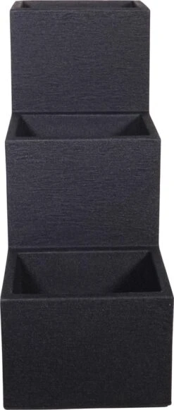 4gardenz Stone Trapsgewijs Plantenbak Voor Buiten 27x60x60 Cm - Grijs -Tuin En Buiten 509x1200