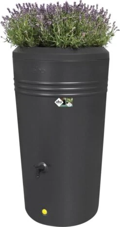 Elho Green Basics Regenton - Regenton - Living Black - Buiten - 200 Liter 30 Elho Green Basics Regenton - Regenton - Living Black - Buiten - 200 Liter -Tuin En Buiten 635x1200