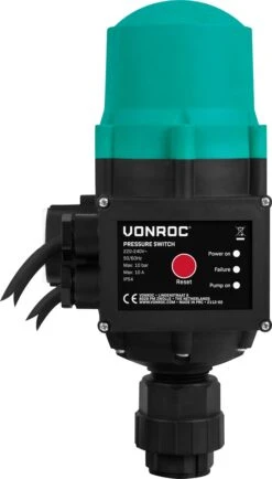 VONROC Hydrofoorpomp / Automatische Pomp - 1000W - 3500l/h - Met Drukschakelaar - Droogloopbeveiliging - Voor Besproeien En Huishoudwater 10 VONROC Hydrofoorpomp / Automatische Pomp - 1000W - 3500l/h - Met Drukschakelaar - Droogloopbeveiliging - Voor Besproeien En Huishoudwater -Tuin En Buiten 683x1200