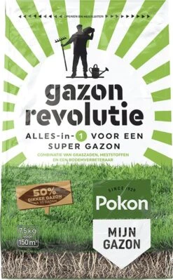 Pokon Gazon Revolutie - 7,5kg - Gazonmest / Graszaad / Bodemverbeteraar - Geschikt Voor 150m² - Binnen 15 Dagen Resultaat 11 Pokon Gazon Revolutie - 7,5kg - Gazonmest / Graszaad / Bodemverbeteraar - Geschikt Voor 150m² - Binnen 15 Dagen Resultaat -Tuin En Buiten 743x1200 1