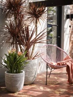 Capi Europe - Bloempot Bol Rib NL - 43x41 - Antraciet - Voor Binnen En Buiten - KOFZ933 -Tuin En Buiten 900x1200 14