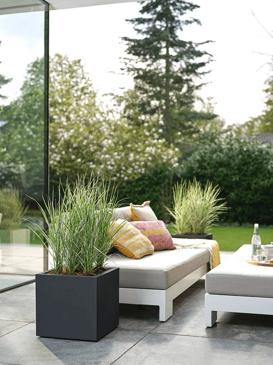 Elho Vivo Next Vierkant 40 - Plantenbak Voor Binnen & Buiten - Ø 39.0 X H 37.9 Cm - Zwart/Living Black 10 Elho Vivo Next Vierkant 40 - Plantenbak Voor Binnen & Buiten - Ø 39.0 X H 37.9 Cm - Zwart/Living Black - Afbeelding 10