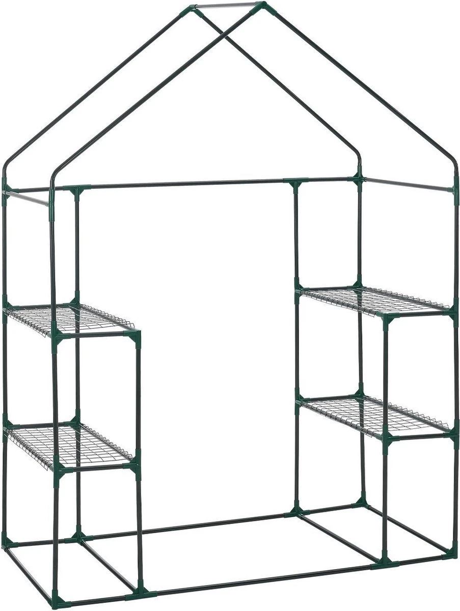 Broeikas / Tuinkas - 147 X 195 X 73 Cm - PVC Folie 2 Broeikas / Tuinkas - 147 X 195 X 73 Cm - PVC Folie - Afbeelding 2