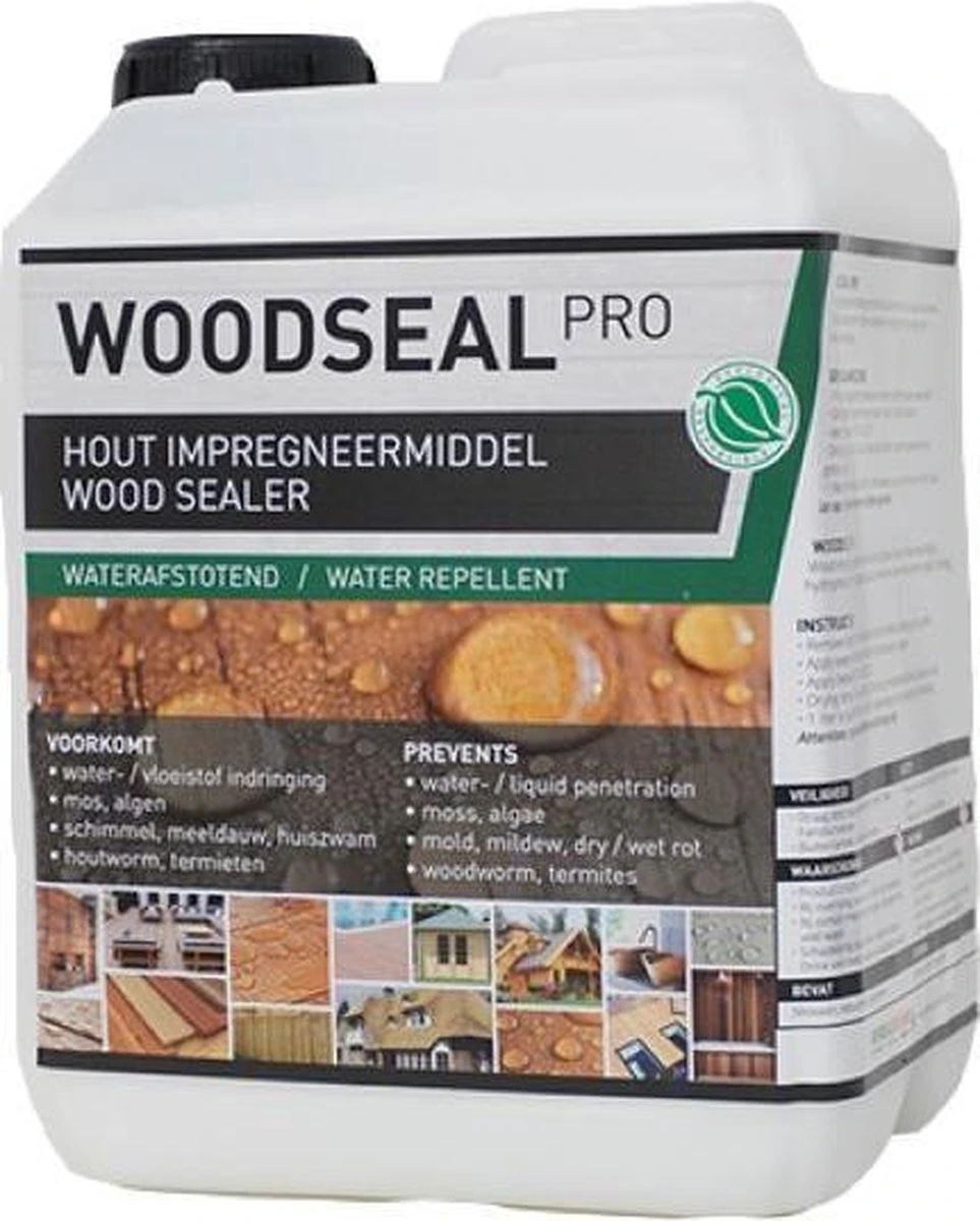 Woodseal Pro - Hout Impregneermiddel | Hout Waterdicht Maken | Hout Behandelen - 2,5 Liter 1 Woodseal Pro - Hout Impregneermiddel | Hout Waterdicht Maken | Hout Behandelen - 2,5 Liter