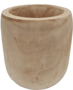 Mica Decorations Pia Bloempot - H31 X Ø31 Cm - Paulownia Hout - Lichtbruin 10 Mica Decorations Pia Bloempot - H31 X Ø31 Cm - Paulownia Hout - Lichtbruin -Tuin En Buiten 983x1200